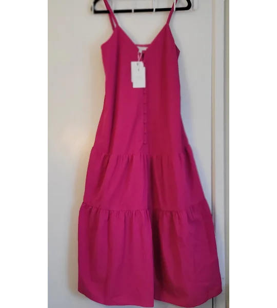 Ted Baker Women’s Luaan Deep Pink Button Through