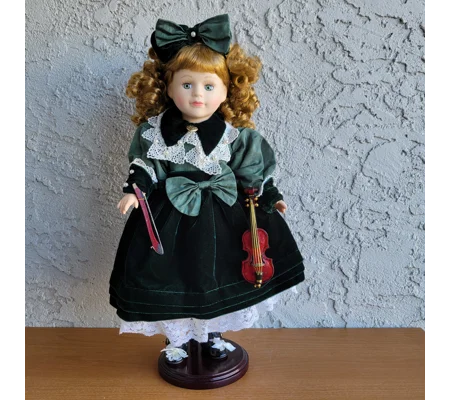Victorian Collection Genuine Porcelain Doll Alice Ed-1995 By Melissa Jane
