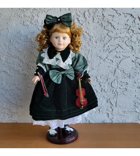 Victorian Collection Genuine Porcelain Doll Alice Ed-1995 By Melissa Jane