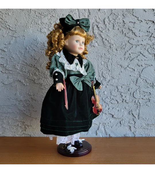 Victorian Collection Genuine Porcelain Doll Alice Ed-1995 By Melissa Jane
