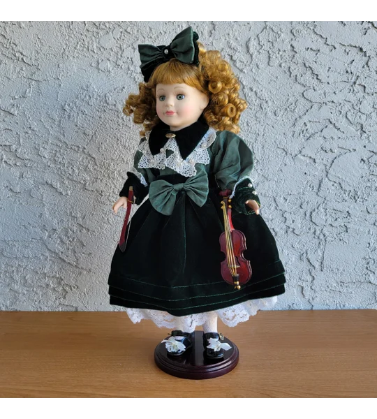 Victorian Collection Genuine Porcelain Doll Alice Ed-1995 By Melissa Jane
