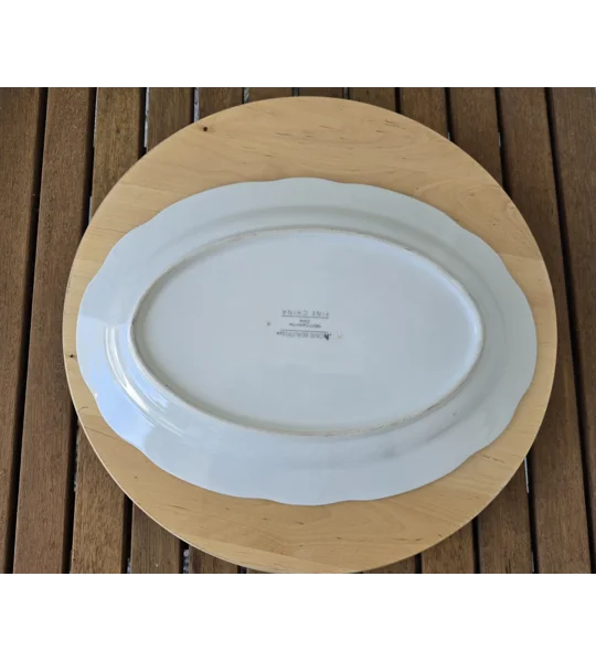 Canton Fair Platter 14” - Home Beautiful ME217 Fine China Chrysanthemums/Peonies