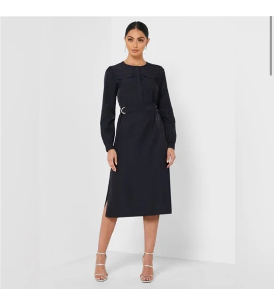 TED BAKER Size 0 (00-US) Blue Navy Aminna Utility