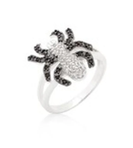 Cubic Zirconia Spider Fashion Ring