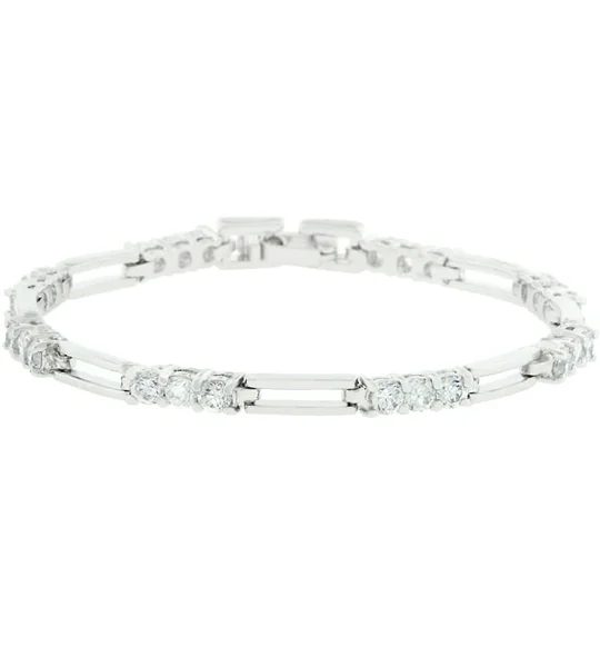 Elegant Triplet Cubic Zirconia Bracelet