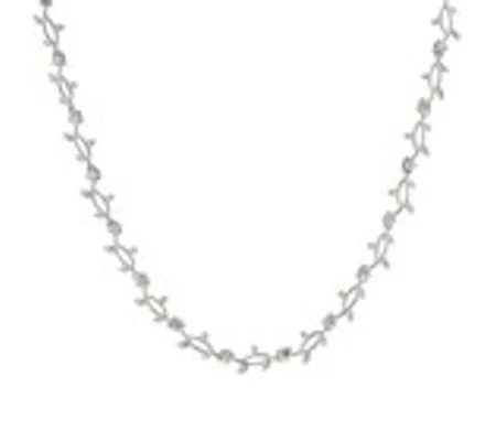 Rhodium Plated Vineyard Necklace