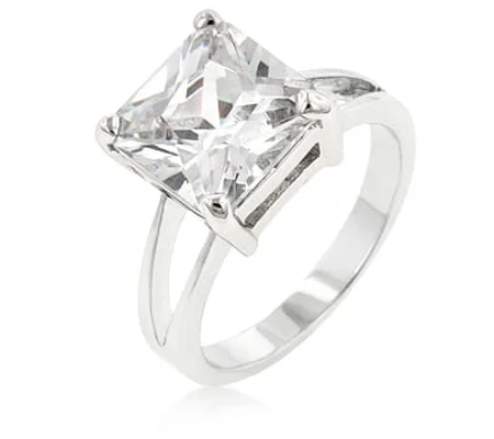Cubic Zirconia Gypsy Ring