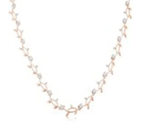 Rose Gold Tone Vineyard Necklace