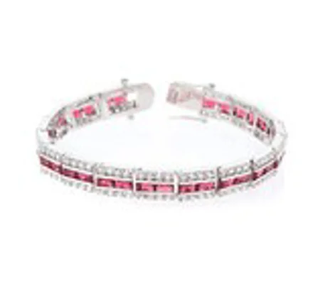 Balboa Red Cubic Zirconia Bracelet