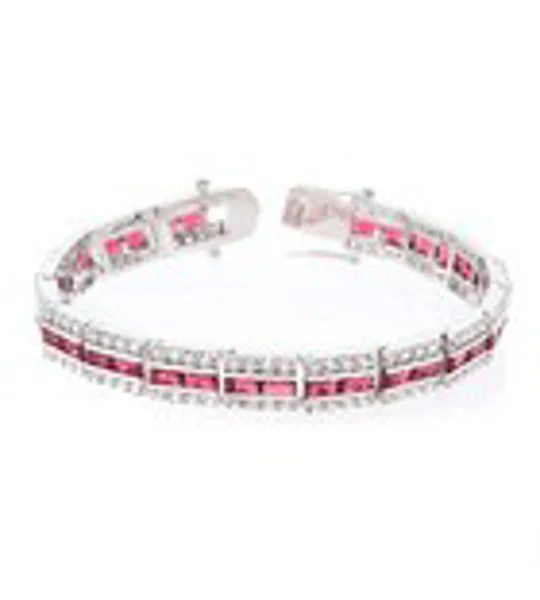 Balboa Red Cubic Zirconia Bracelet