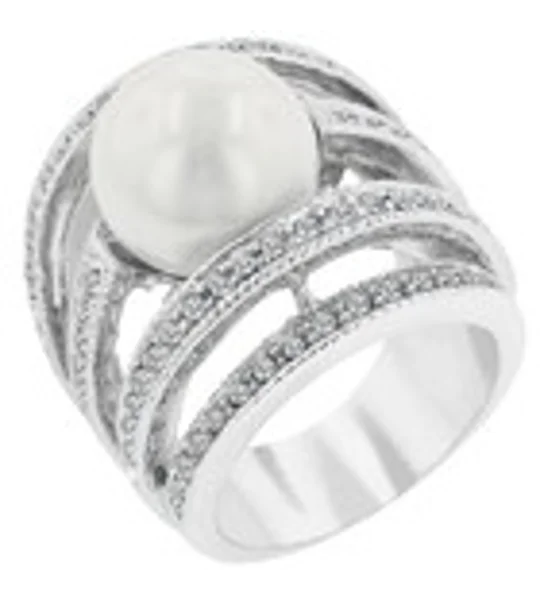 Right-Hand Pearl Ring