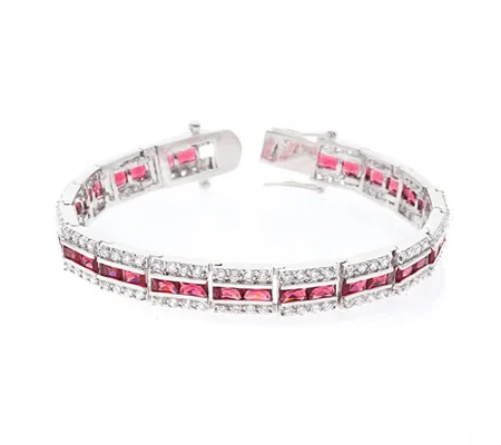 Balboa Red Cubic Zirconia Bracelet