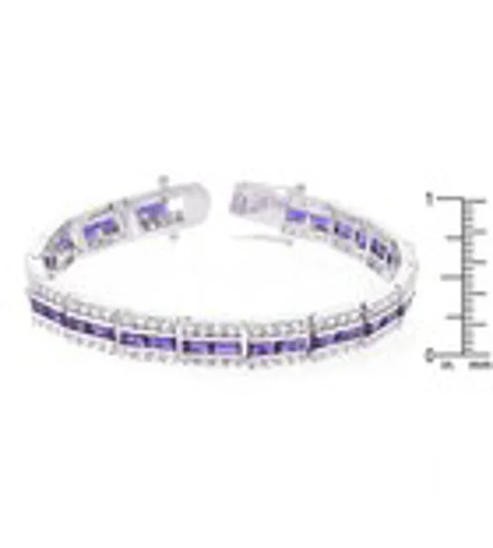 Balboa Purple Cubic Zirconia Bracelet
