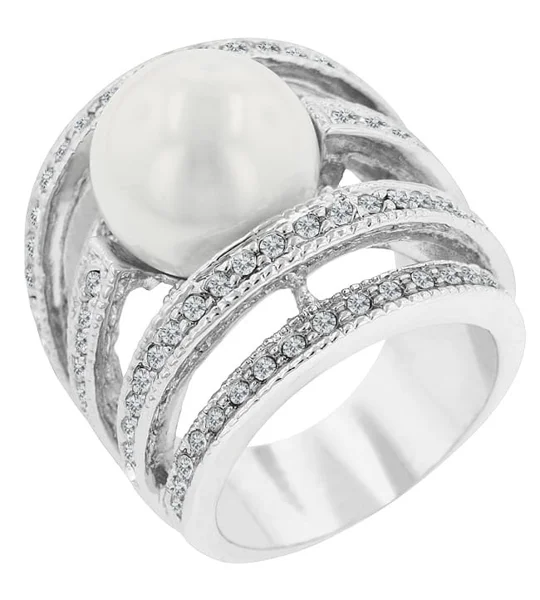 Right-Hand Pearl Ring