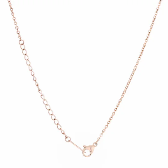 Breanne Rose Gold Stainless Steel Rose Gold Butterfly Necklace