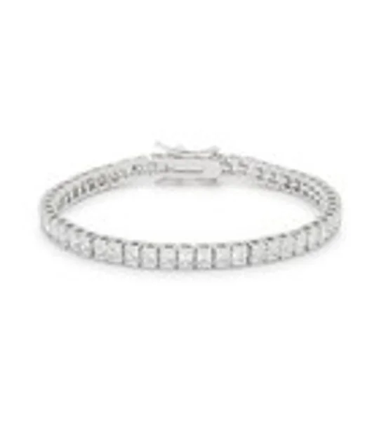 Princess Cubic Zirconia Tennis Bracelet