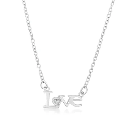 Love Script Necklace