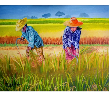 Bunga ng Pawis at Pagod (Fruit of Sweat & Labor) (5 x 7 canvas print)