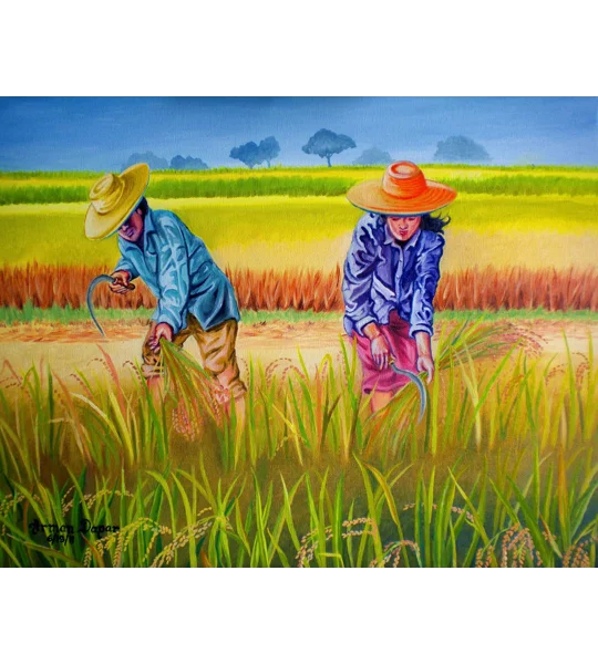 Bunga ng Pawis at Pagod (Fruit of Sweat & Labor) (5 x 7 canvas print)