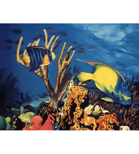 Reef Royalty (5 x 7 canvas print)
