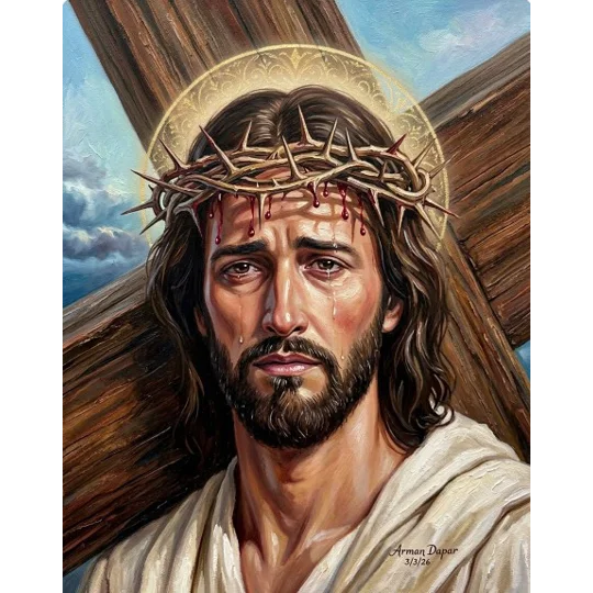 Passion of the Cross (7 x 5 canvas print)