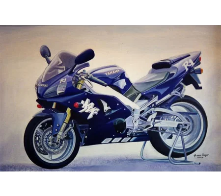 The Original Icon-Yamaha YZF-R1 (5 x 7 canvas print)