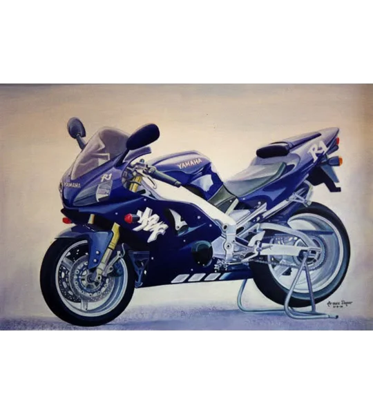 The Original Icon-Yamaha YZF-R1 (5 x 7 canvas print)