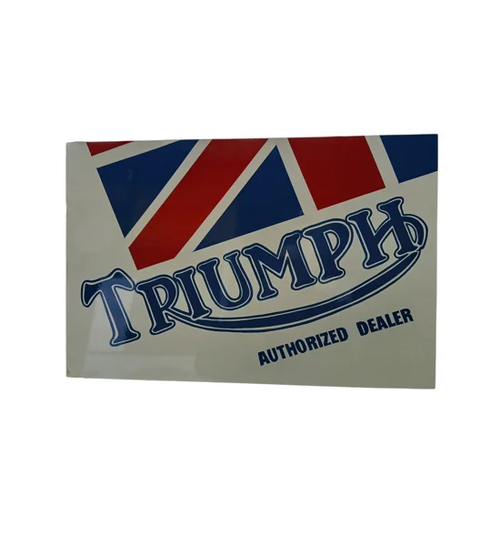Triumph white union jack