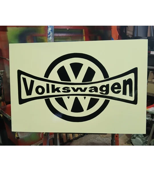Volkswagon cream sign