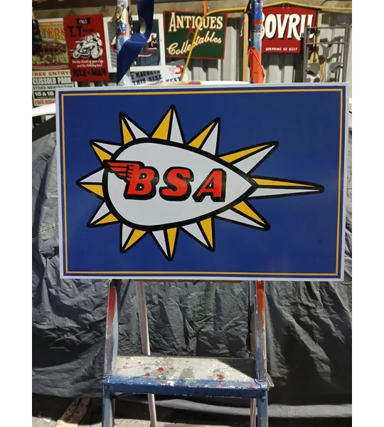 BSA tank badge sign
