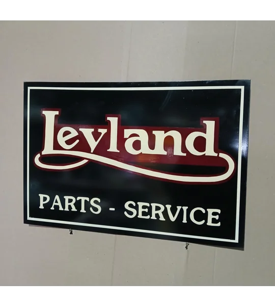 Leyland service sign