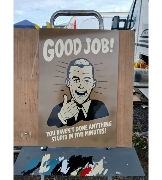 Good job sign