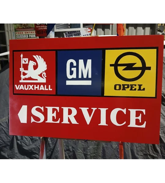 Vauxhall service sign