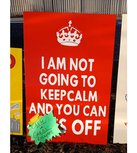 Not keep calm
