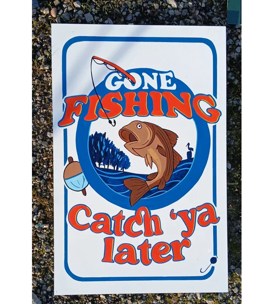 Gone fishing