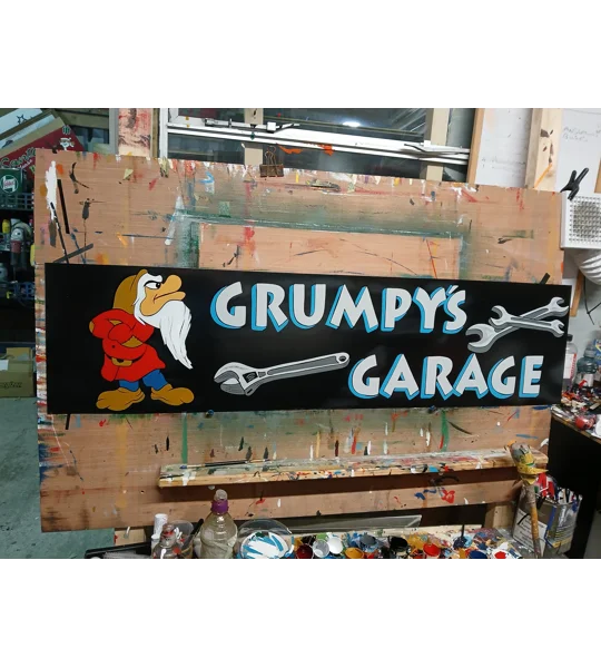 Grumpy's garage 48"long
