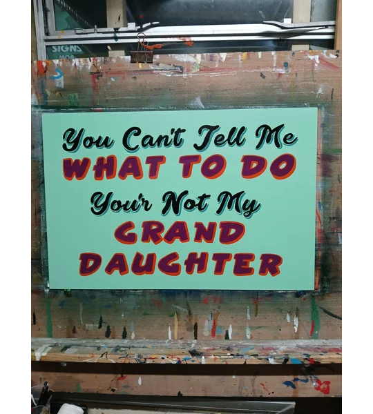 Not my granddaughter