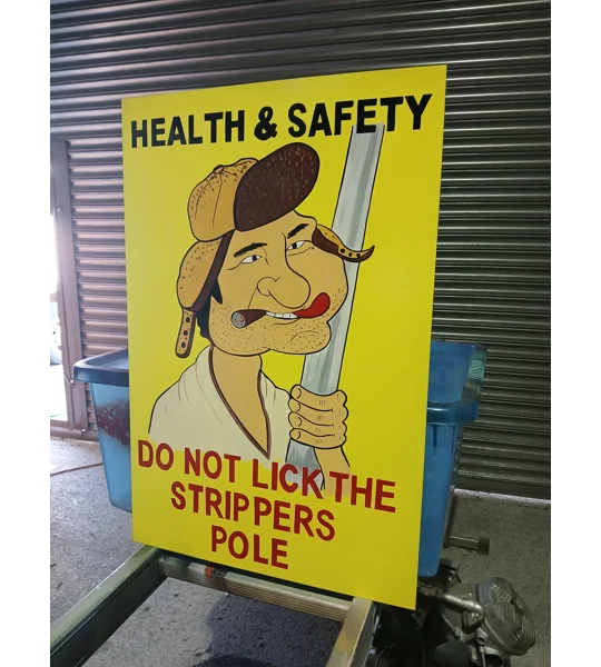 Don't lick the pole