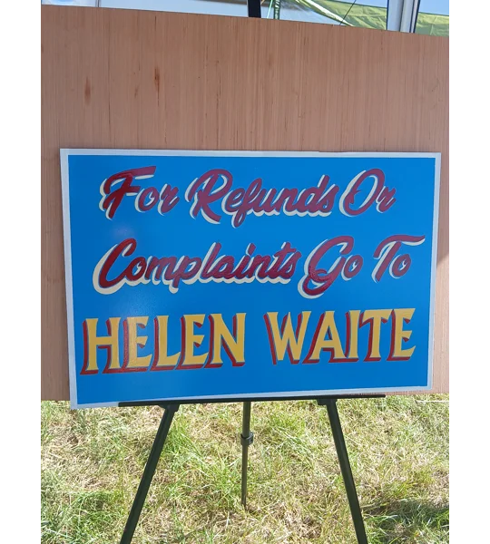 Helen waite sign