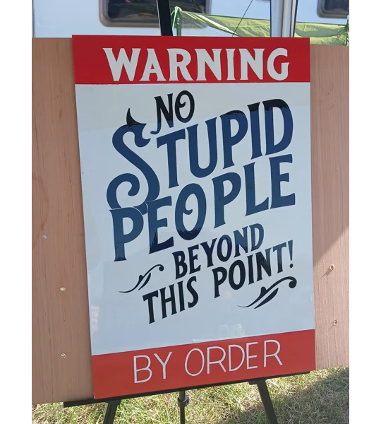 No stupid people