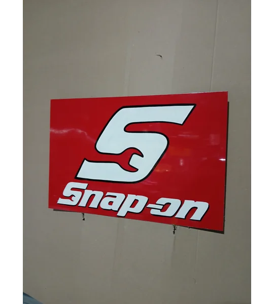 Snap on sign