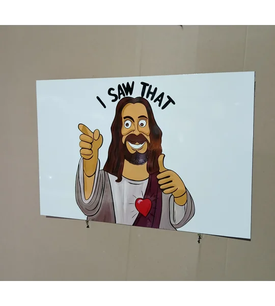 I saw that