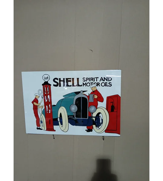 Shell 1920s advert sign