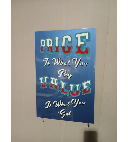 Price is what you pay