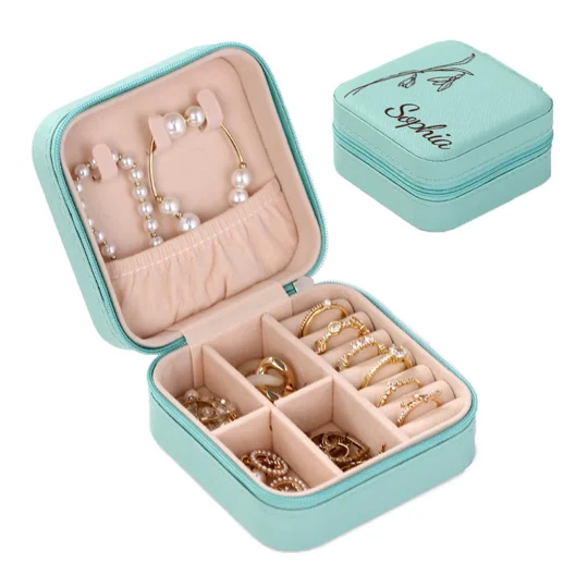 Personalized Birth Flower Jewelry Box | KEEPSORA