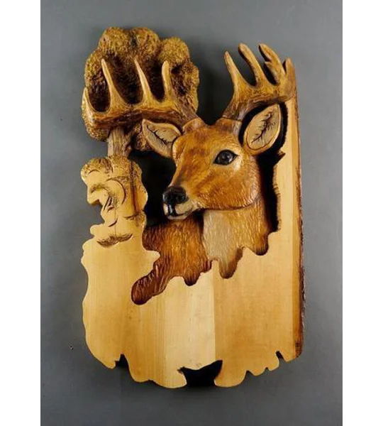 Animal Carving Wall Hanging – Chinese Zodiac-Inspired Home Décor Anniversary Gift – FREE SHIPPING
