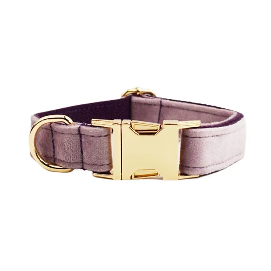 Personalized Velvet Dog Collar | Custom Name | KEEPSORA