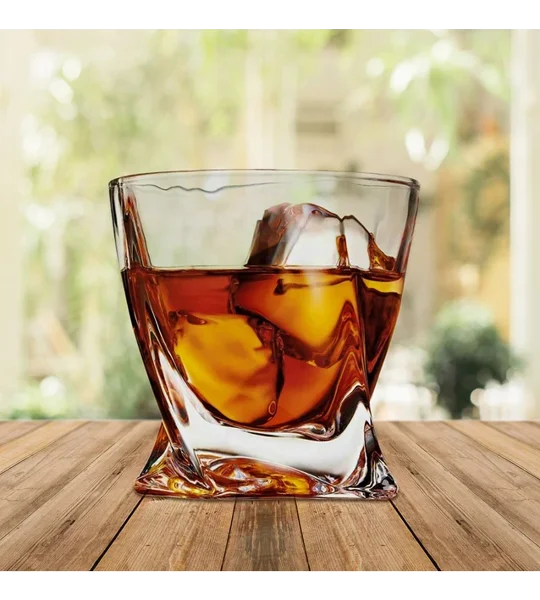 Personalized Whiskey Glass – Custom Logo or Text Rocks Glass for Groomsmen, Wedding & Gifts for Him