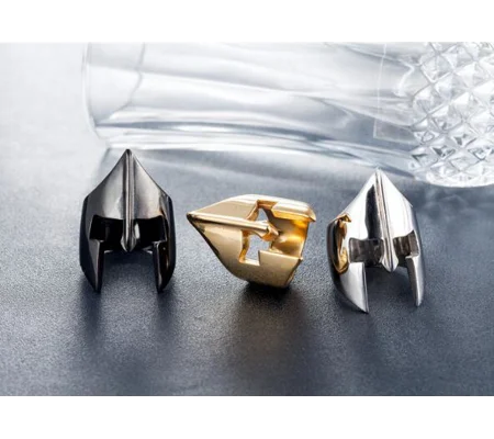 Spartan Helmet Warrior Ring for Men – Stainless Steel Statement Ring – FREE SHIPPING