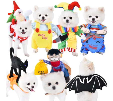 Funny Dog Halloween Costume – Knife Doll, Vampire, Pirate, Pumpkin & More Pet Costumes – FREE SHIPPI
